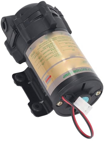 Eujgoov Pompe de Surpression de Purificateur d'eau à Pompe à Pression Auto-amorçante 24 V, Pompe élévateur de Purificateur d'eau pour Camping-Cars et Camping-Cars avec Fonctionnement