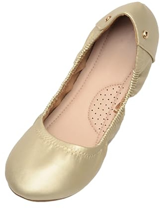 Sale Clearance Women's Roll up Flats,Roll up Shoes Fold up Shoes Foldable Flats Shoes Ballet Flats Portable Round Toe Slip on Ballet Pumps for Ladies for Weddings and Parties Work Office Formal