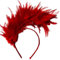 20Er Jahre Accessoires, Moulin Rouge Kostüm, Feder Haarschmuck Stirnband 1920Er Kopfschmuck Haarreif Karneval Kostüm Damen 20Er Jahre Haarschmuck Fascinator Damen Für Fasching Karneval Zubehör