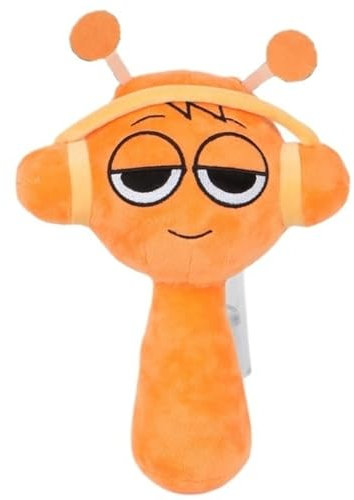 KUKUShining Sprunki Kuschelpuppe Spielzeug, Cartoon Charmante Weiche Stofftiere, Niedliche Kuschelpuppen for Kinder, Fans und Gamer, (Orange)