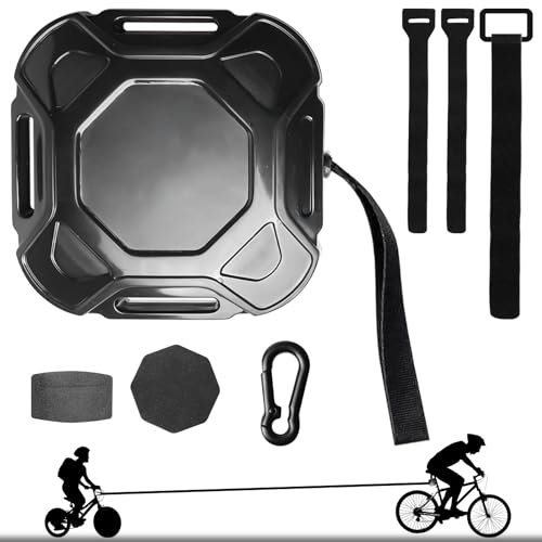 Asfrode Cuerda de remolque para bicicleta para niños y adultos, 2,5 m, cuerda de tracción para bicicleta, correa elástica de recuperación para niños, bicicleta de montaña, carga de tracción de hasta