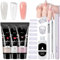 Trveqhk Poly Nail Gel Kit,Gel Polish Manicure Kits - Home Nail Supplies, Poly Nails Full Set, Nail Extension Accessories for Professional Salon & Home