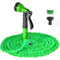 Flexibler Gartenschlauch, 15M Spiralschlauch Komplett Set mit 8 Funktions Brause, Gartenbrause Gartenspritze Brausekopf Gartenbewässerung für Autowäsche, Haustierdusche, Gartenarbeit