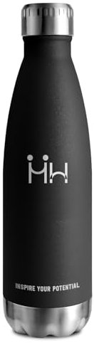 Trinkflasche 750ml, Isolierflasche BPA-Frei Auslaufsicher, Vakuum Thermosflasche, Thermosflasche Kohlensäure Geeignet, Wassflasche Edelstahl für Sport, Erwachsener, Kinder, Fussball, Uni, Reisen