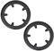 Zeiwohndc Lot de 2 housses de protection pour pédalier de vélo 5 trous 40-42 dents