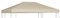 Home & Garden,Mobiliario-Gazebo Cubierta superior 310 g/m 4x3m Beige