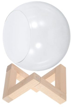 MOTHNUR 1 Satz Hydroponischer Rahmen mit Holzständer Einzigartiger Glasbehälter für Pflanzen Terrarium für Sukkulenten Dekorative Tischvase