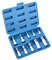 EBTOOLS 10-teilige 12-Punkte-Triple-Steckdose-Bit-Sockel-Set M4- /4 3/8 /2 Antriebsreparaturwerkzeuge Im Robusten Gehäuse