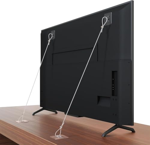 2 Stück Baby TV Kippsicherung Möbel für Kleinkinder und Haustiere, Baby Fernseher, Einstellbar Kippsicherung Fernseher für Baby Proofing, Kippsicherung Möbel für Kinder, TV-Sicherheitsgurte