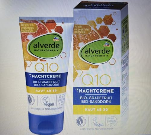 alverde NATURKOSMETIK Nachtcreme Q10, 50 ml