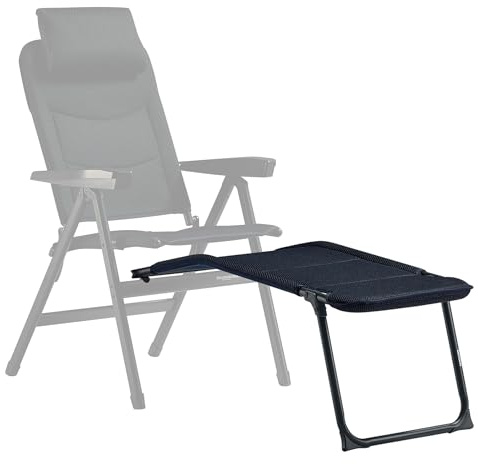 Westfield Outdoors Beinauflage 50 cm Höhe aus Aluminium 3D Mesh-Gewebe | Fußhocker Atmungsaktiv & schnelltrocknend, nur 1,6 kg Leicht, ideal für Camping, Garten, Terrasse & Wohnmobil