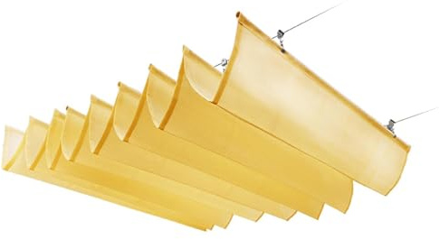 Voile d'ombrage rétractable for pergola, Voile d'ombrage Coulissant, Tissu Respirant, for terrasse et Jardin.(Beige,1.2x4.2m)