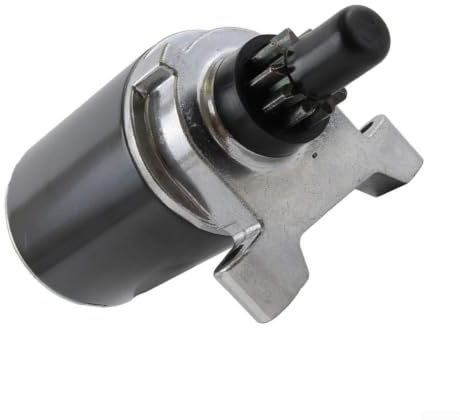 DAZZLEEX 12V Anlasser für Tecumseh 36914 37425 Lester 5747 STC0023 Gegenuhrdrehung 10 Zähne Ritzel Getriebe für Outdoor Power Equipment Motoren