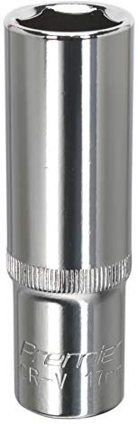 Sealey Sp1217D Walldrive Socket 17Mm Deep 1/2Sq Drive Fully Polished