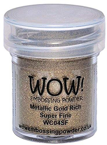 WOW! Embossing-Puder, Prägepulver, 15 ml, Gold Rich