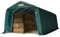 TOOLPORT Tenda da pascolo 3,3x8,4 m Riparo, Robusto Telo Verde in PVC 800N