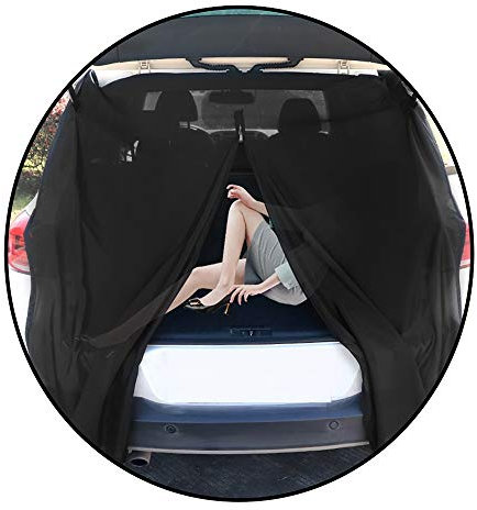 DGLIYJ Auto Moskitonetz, Auto Heckklappe Elektromagnetisches Moskitonetz Lüftungshaube, Camping, Angeln Wohnmobil, Schiebetür Vorhang (Size : 134cm)