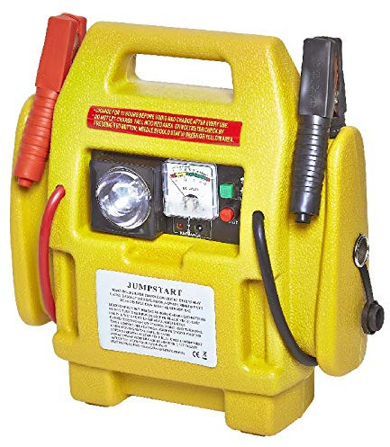 Top Tech 529771211 3 In 1 Booster Jump Start Pack 12Ah Tyre Inflator Compressor