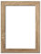 Holzwerkstoff Bilderrahmen Carla 70 x 100 cm mit weißer Rückwand 100x70 cm, hier Sonoma Eiche mit Kunststoffglas Antireflex 1mm