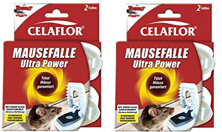 4 Stück Mausefalle Ultra Power