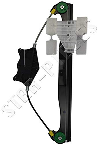 STARKIT PERFORMANCE Elevalunas compatible para Audi A3 (8P) (2003-2012) mecanismo elevalunas trasero izquierdo (trasero conductor) (5 puertas) 8P4839461A, 8P4839461B, 8P7839461B