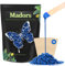 Madors Perles de cire à épiler pour épilation sans bandes, cire chaude, perles de cire pour tout le corps, visage, bikini brésilien et jambes avec 10 spatules en bois pour l'épilation.