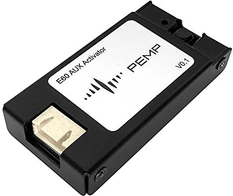 PEMP Aux Audio Activator Öffnen Sie das Aux-Menü des Originalautos für BMW E60 E61 E63 E64 CCC 2003-2010 (Beachten Sie Schritt 4)
