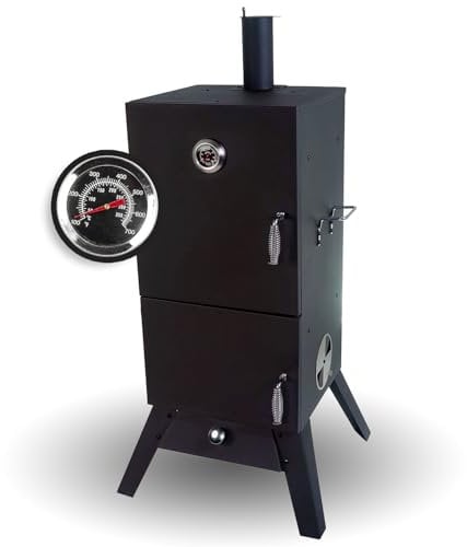 ACTIVA Premium Gas Räucherofen I Professioneller Smoker für ein einzigartiges Geschmakserlebnis I Tischräucherofen aus robustem & legiertem Stahl