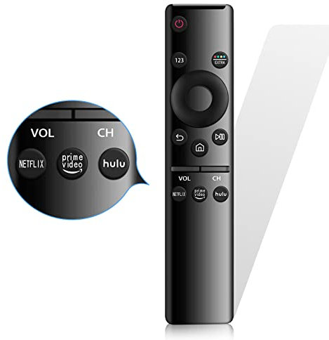 Mando a distancia universal Samsung TV compatible con todos los televisores inteligentes Samsung SmartTV LCD LED UHD HDR QLED SUHD marco curvado HDTV 4K 8K 3D Smart TV, con Netflix, Prime Video,