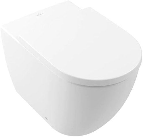 WC Villeroy & Boch Subway 3.0 washdown, a pavimento, senza bordo, TwistFlush, 370 x 600 mm, 4671T0, Colorazione: bianco-alpino