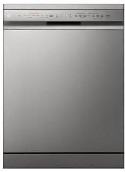 LG QuadWash DF242FPS Lavastoviglie Libera Installazione Serie 2, Classe D, 14 Coperti, 4 Bracci Irroratori, Vapore TrueSteam, EasyRack+, Dual Zone, Wi-Fi, Motore Inverter Direct Drive, Grigia