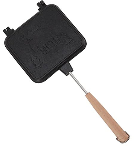 Sandwich SKillet Doppelseitig, Frühstücks Pfanne mit Abnehmbarem Griff, Panini Maker Pfanne, Flip Grill Pfanne, Waffel, für Steakbrot Eier