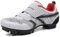 PENXZT MTB Schuhe Herren Damen Mountainbike Schuhe Mit Lock Pedal Fahrradschuhe Unisex Radsportschuhe Draussen,Weiß,44 EU