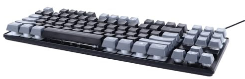 dsheng Teclado para Juegos Juego Teclado con Cable Teclas Feel USB Esports Mecánico RGB 87 Teclas Combinación de Colores Teclado USB Compacto Teclado con Cable Teclados para Juegos