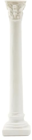 FADEDA Säule weiß/Höhe:16 cm/handbemalt/detailgetreue Krippen Figuren - Weihnachten Tisch Dekoration Krippe Zubehör