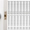 WSS-UK 30 Pieces Door Handle Screws,Male to Female Door Handle Screws Connecting Fixing Bolts and Sleeves,Door Handle Bolt Through Fixings Plated Connecting Screw for Doors Cabinet Drawers