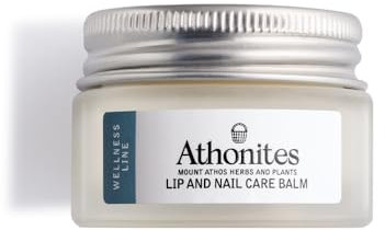Athonites Lippen- und Nagelpflegebalsam (15ml) - 93% organischer Lippen- und Nagelbalsam - Reine intensive Pflege mit Ringelblume, Bienenwachs & Propolis - Hydriert, pflegt & schützt