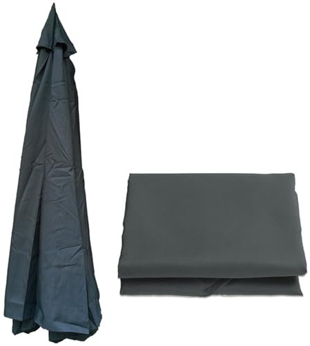 Générique Toile de Rechange pour Parasol, Toile de Parasol, Toile Parasol 8 Baleines 3 mètres Déporté, Toile Parasol 6 Baleines 3 mètres, Toile de Parasol 8 Baleines 6 Baleines 3,0m 6Ribs Grey