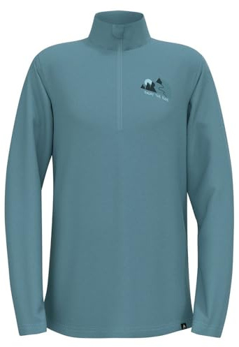 Odlo Fleecepullover Kinder Berra Kids Graphic I Midlayer mit Halbreißverschluss Jungen Mädchen