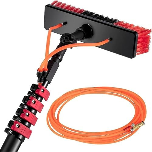ININOSNP Feeder Rod Kit Feeder Pinsel Feeder Reinigung System Reinigung Werkzeug for Fenster Solar Panels
