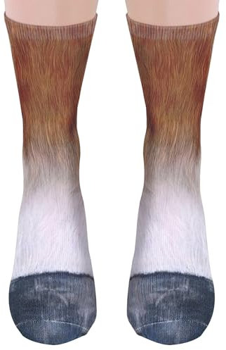 Lustige Pferde Socken Herren Damen Teenager - Witzige 3D Coole Tier Pfote Motiv Socken Kleine Geschenkideen für Männer Papa Pferdeliebhaber Adventskalender Weihnachten Geburtstag Vatertagsgeschenk