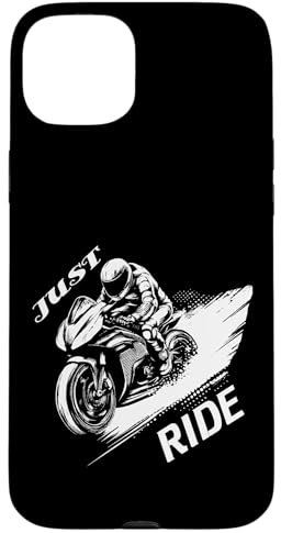 Carcasa para iPhone 15 Plus Motocicleta camiseta motero sudadera con capucha moto motorista funda para teléfono móvil