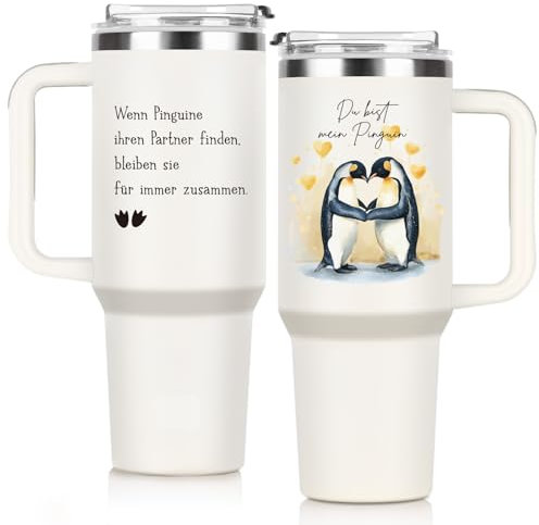 Giftasy Jahrestag Geschenk für sie, Hochzeitstag Geschenke für Frauen, Ich Liebe Dich Geschenke für Frauen - Thermobecher 40 oz, Geburtstagsgeschenk, Geschenk für Ehefrau