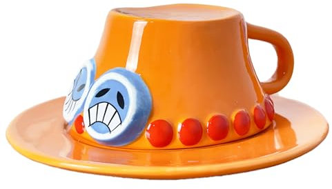 Tasse One Piece en céramique, tasse à café, lait, cadeau ou souvenir pour anniversaire de mariage (Ace)