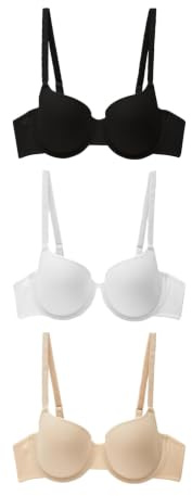 NEXT Damen 3er-Pack Balconette-BHS mit Baumwolle