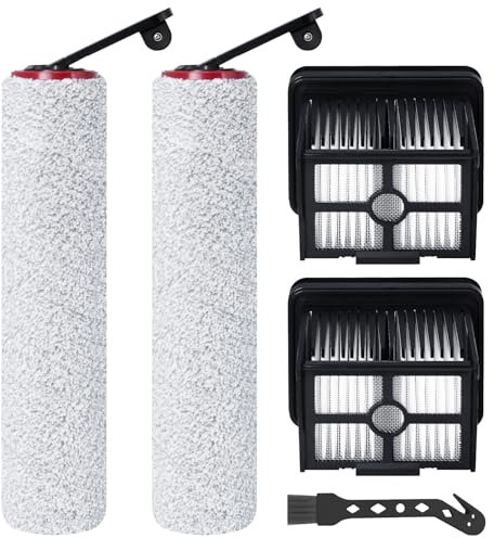 Fixbetter Set di 5 accessori per aspirapolvere Dreame H15 Pro, per Mova M10, accessori per aspirapolvere bagnato e secco, 2 rotoli, 2 filtri HEPA, 1 spazzola per la pulizia