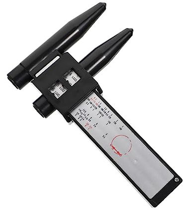Garneck Rand Messschieber Präzises Messwerkzeug für Radbolzenmuster Einstellbare Schieblehre zur Genauen Bestimmung von Rad und Bolzenabständen