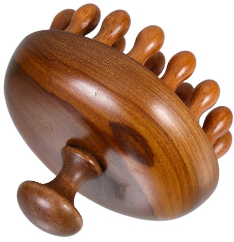 DECORNIJIA Kopfhautmassagekamm für Haarpflege mit Breiten Zähnen Runder Scheibenkamm und Ergonomischem Design und Schuppenentfernung im Alltag