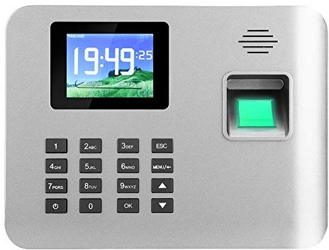 2,8-Zoll-Bildschirm Smart-Induktions-Fingerabdruck-Zeiterfassung Uhr Zeiterfassungssystem für Mitarbeiter