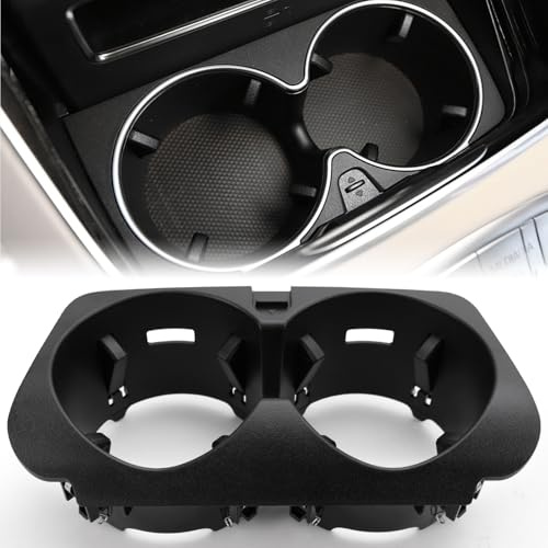 HZOUHONG Getränkehalter Auto, A2056800691, Mittelkonsole Getränkehalter für W205, Mittelkonsole Becherhalter für W213, Center Console Cup Holder für Mercedes C-Klasse E-Klasse (Schwarz)